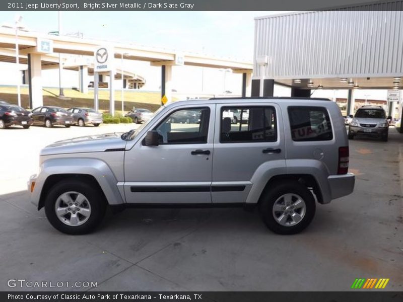 Bright Silver Metallic / Dark Slate Gray 2011 Jeep Liberty Sport