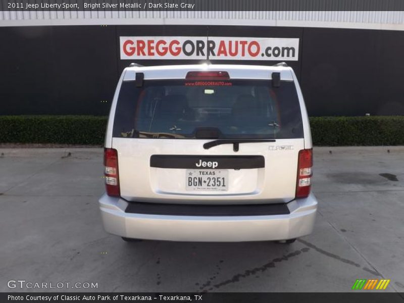 Bright Silver Metallic / Dark Slate Gray 2011 Jeep Liberty Sport