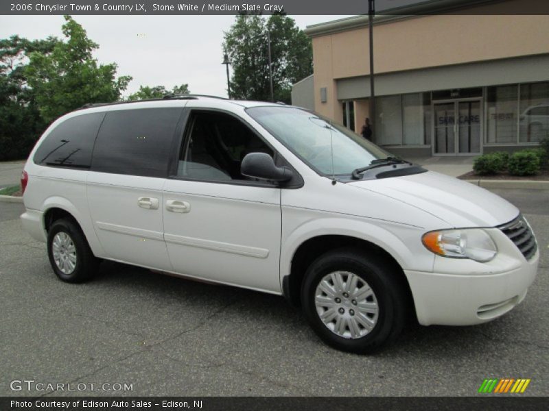 Stone White / Medium Slate Gray 2006 Chrysler Town & Country LX