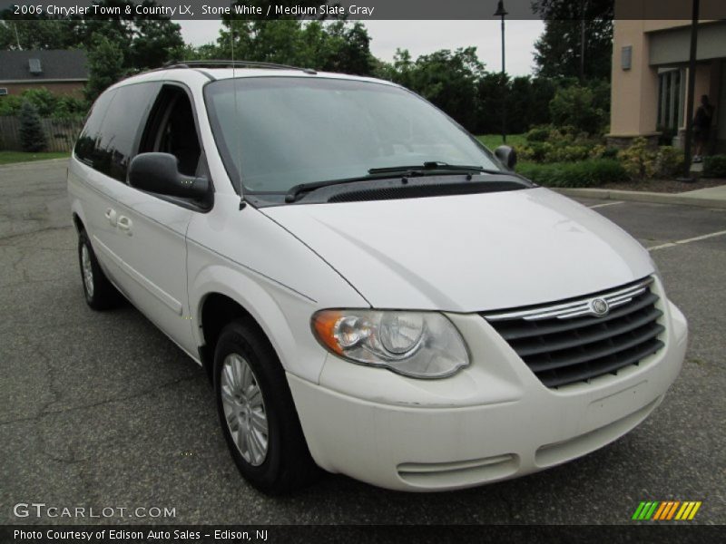 Stone White / Medium Slate Gray 2006 Chrysler Town & Country LX