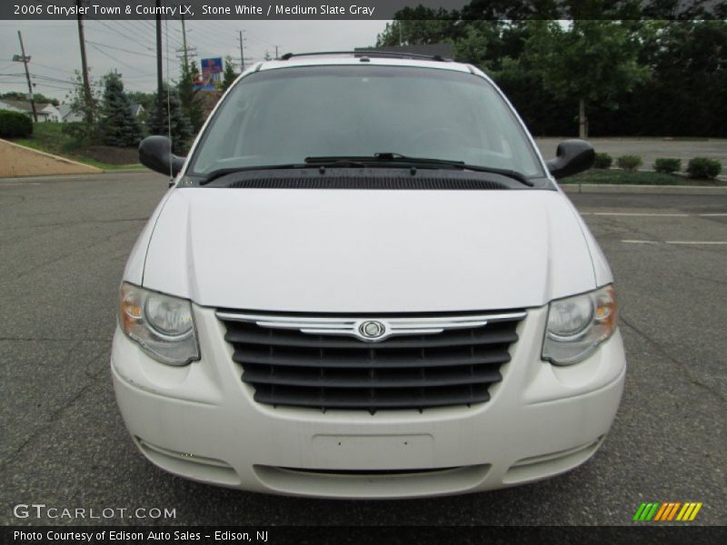 Stone White / Medium Slate Gray 2006 Chrysler Town & Country LX
