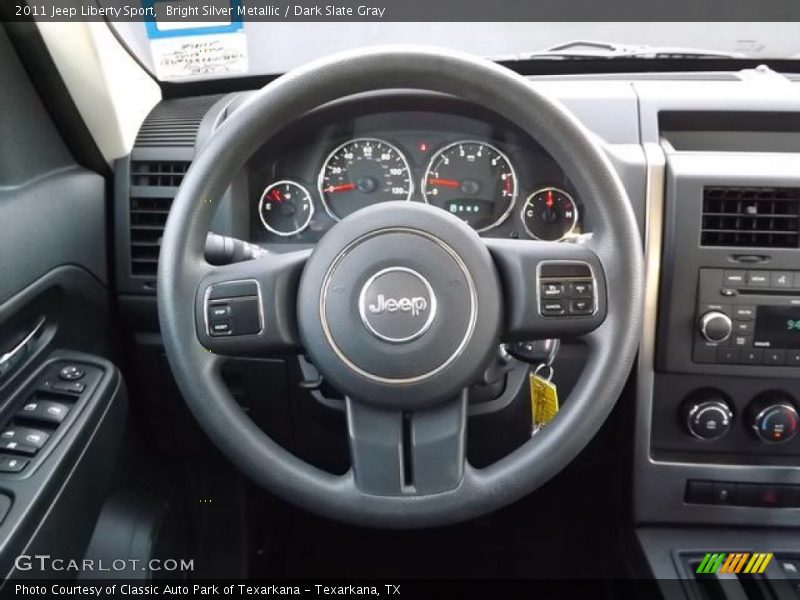 Bright Silver Metallic / Dark Slate Gray 2011 Jeep Liberty Sport