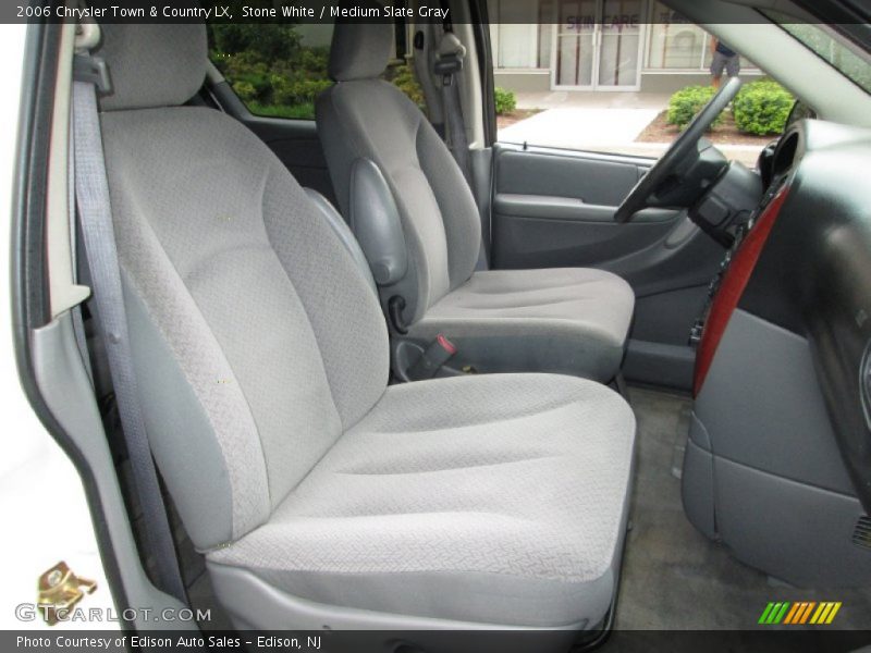 Stone White / Medium Slate Gray 2006 Chrysler Town & Country LX