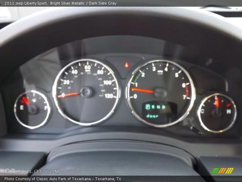 Bright Silver Metallic / Dark Slate Gray 2011 Jeep Liberty Sport