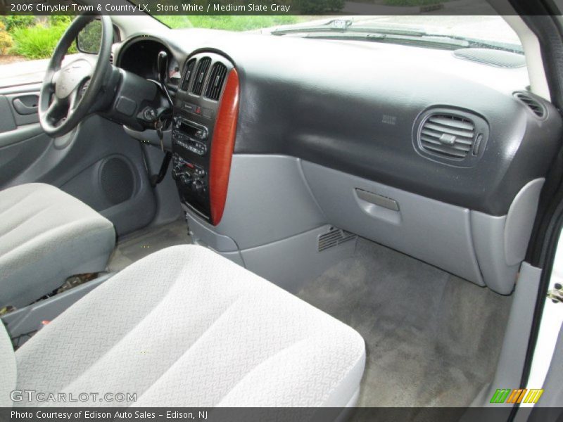 Stone White / Medium Slate Gray 2006 Chrysler Town & Country LX