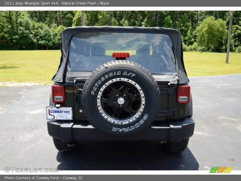 Natural Green Pearl / Black 2011 Jeep Wrangler Sport 4x4