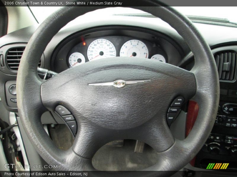 Stone White / Medium Slate Gray 2006 Chrysler Town & Country LX