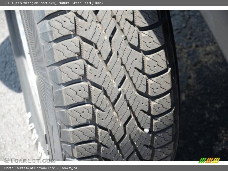 Natural Green Pearl / Black 2011 Jeep Wrangler Sport 4x4