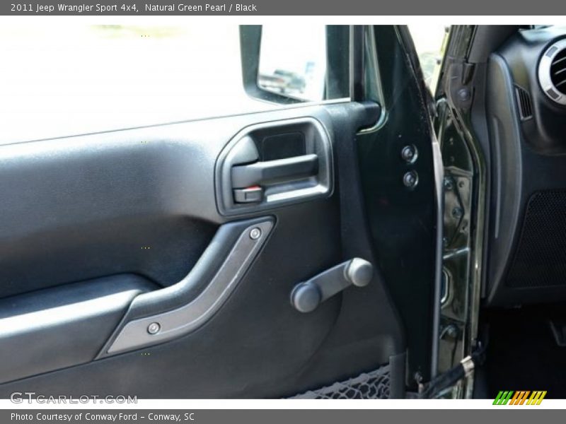 Natural Green Pearl / Black 2011 Jeep Wrangler Sport 4x4