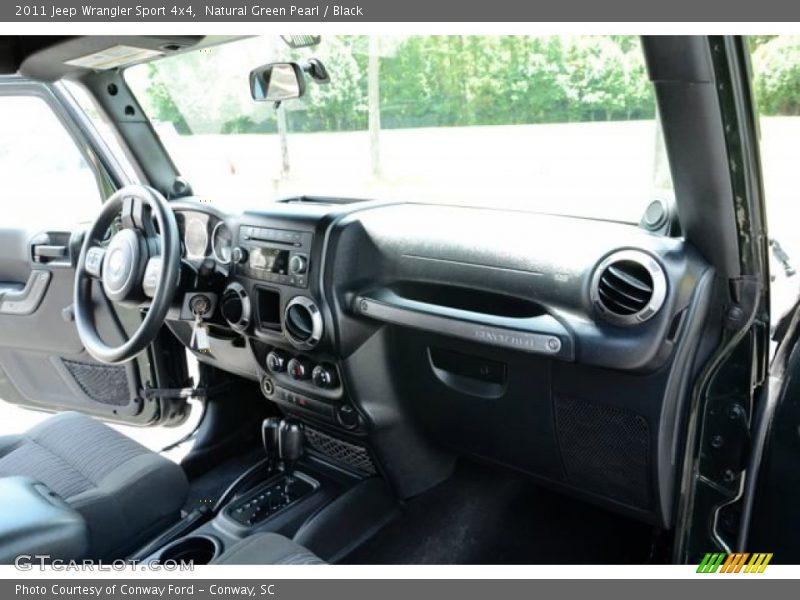 Natural Green Pearl / Black 2011 Jeep Wrangler Sport 4x4