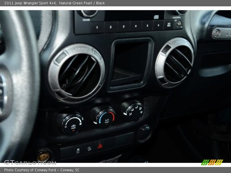 Natural Green Pearl / Black 2011 Jeep Wrangler Sport 4x4