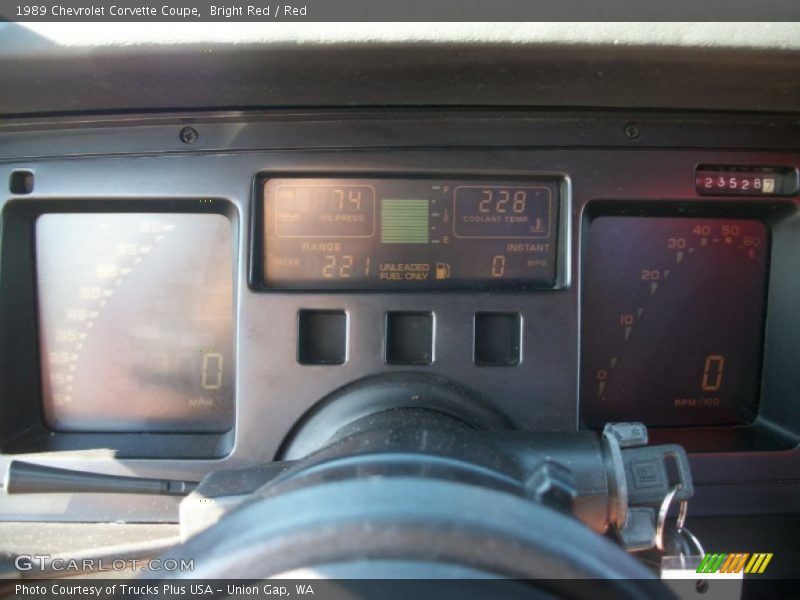  1989 Corvette Coupe Coupe Gauges