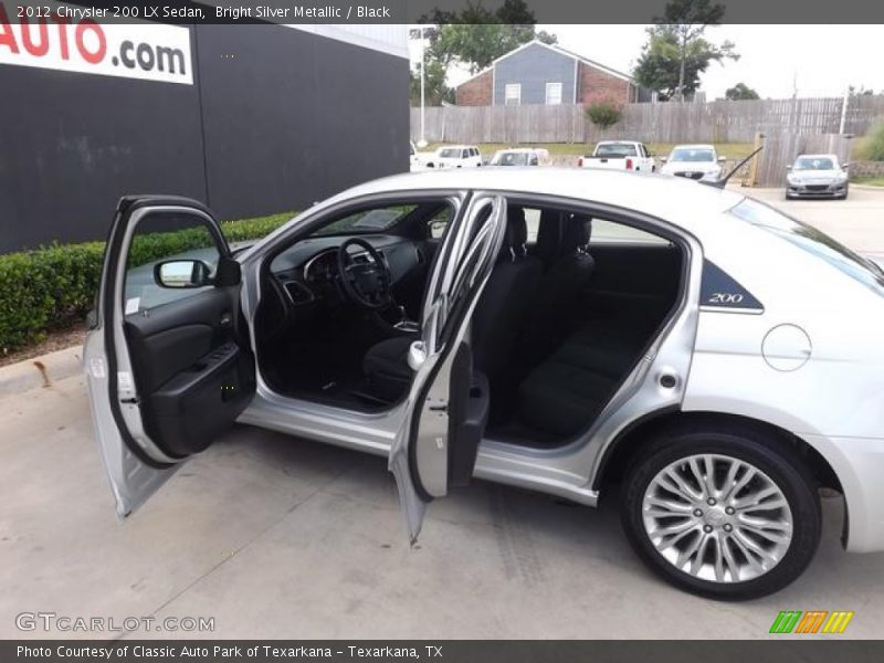 Bright Silver Metallic / Black 2012 Chrysler 200 LX Sedan