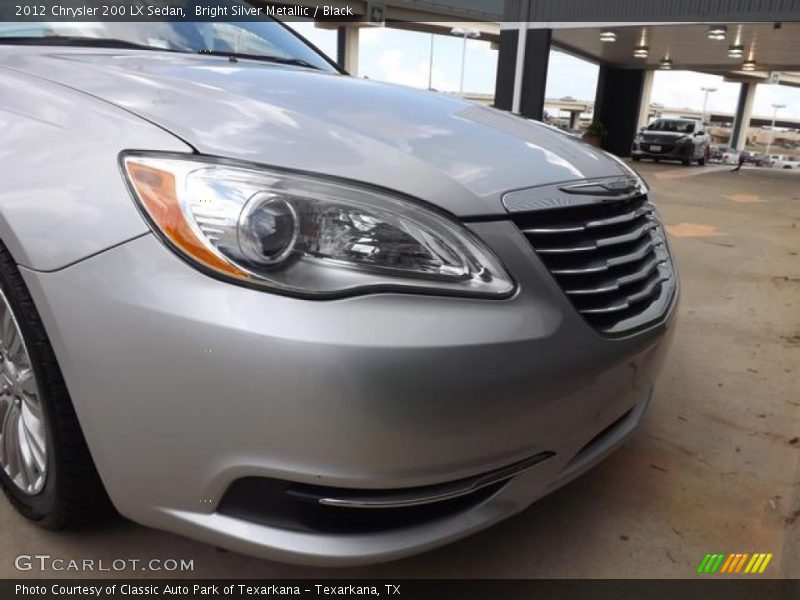 Bright Silver Metallic / Black 2012 Chrysler 200 LX Sedan