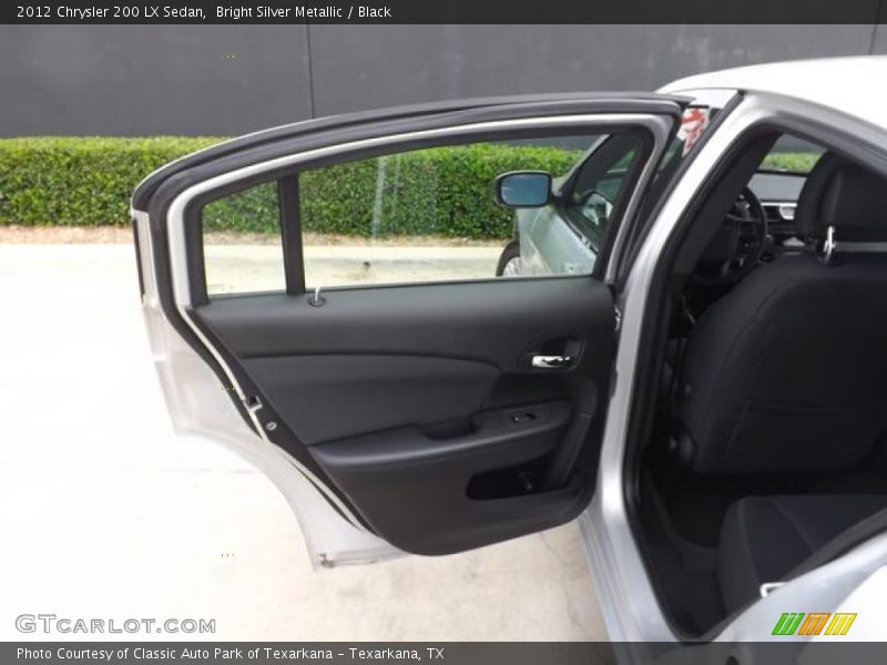 Bright Silver Metallic / Black 2012 Chrysler 200 LX Sedan