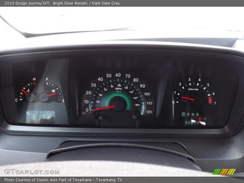 Bright Silver Metallic / Dark Slate Gray 2010 Dodge Journey SXT