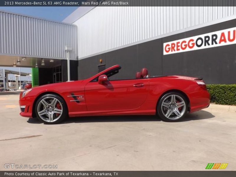 Mars Red / AMG Red/Black 2013 Mercedes-Benz SL 63 AMG Roadster