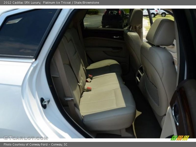 Platinum Ice Tricoat / Shale/Brownstone 2012 Cadillac SRX Luxury