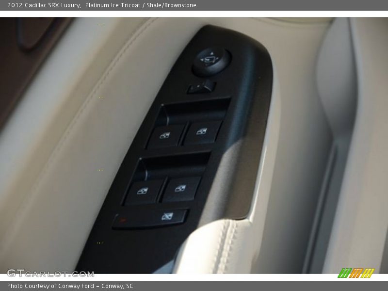 Platinum Ice Tricoat / Shale/Brownstone 2012 Cadillac SRX Luxury
