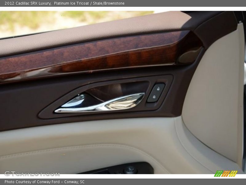 Platinum Ice Tricoat / Shale/Brownstone 2012 Cadillac SRX Luxury