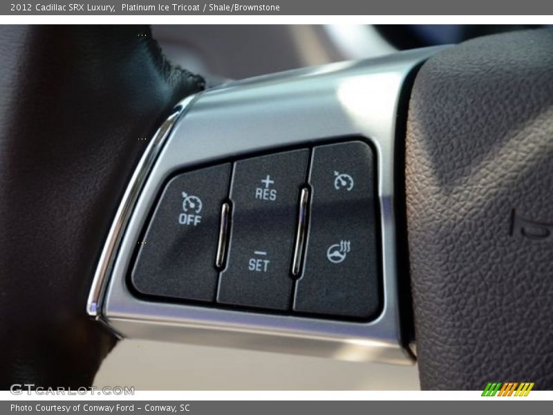 Platinum Ice Tricoat / Shale/Brownstone 2012 Cadillac SRX Luxury