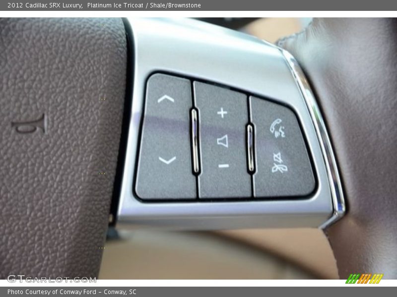 Platinum Ice Tricoat / Shale/Brownstone 2012 Cadillac SRX Luxury