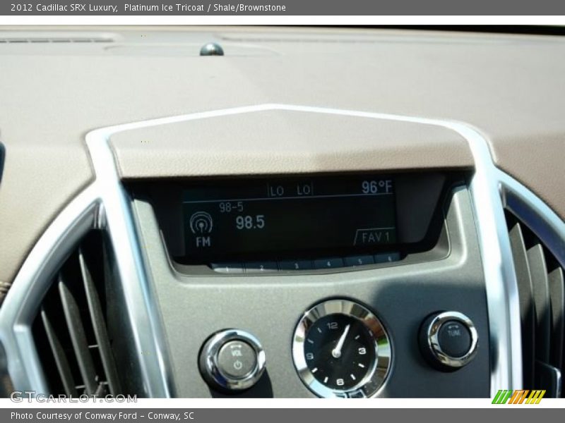 Platinum Ice Tricoat / Shale/Brownstone 2012 Cadillac SRX Luxury