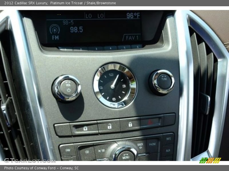 Platinum Ice Tricoat / Shale/Brownstone 2012 Cadillac SRX Luxury