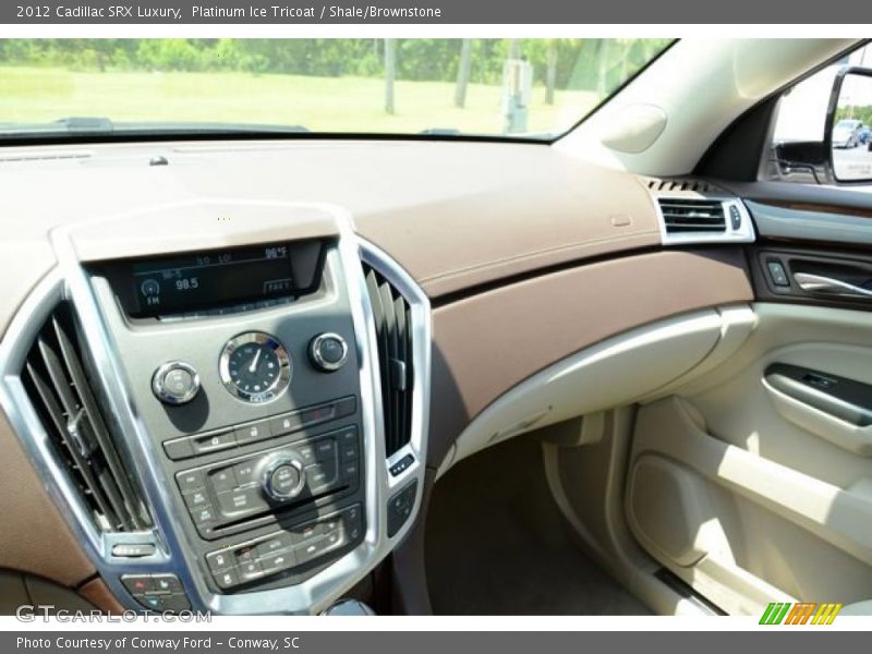 Platinum Ice Tricoat / Shale/Brownstone 2012 Cadillac SRX Luxury