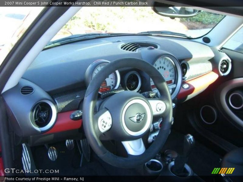 Chili Red / Punch Carbon Black 2007 Mini Cooper S John Cooper Works Hardtop