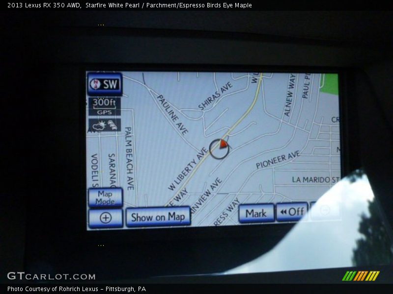 Starfire White Pearl / Parchment/Espresso Birds Eye Maple 2013 Lexus RX 350 AWD