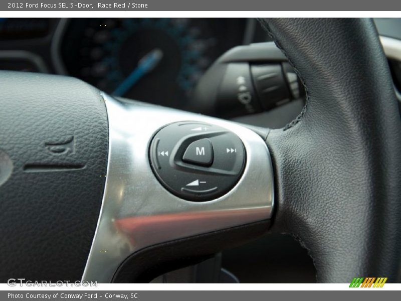 Race Red / Stone 2012 Ford Focus SEL 5-Door