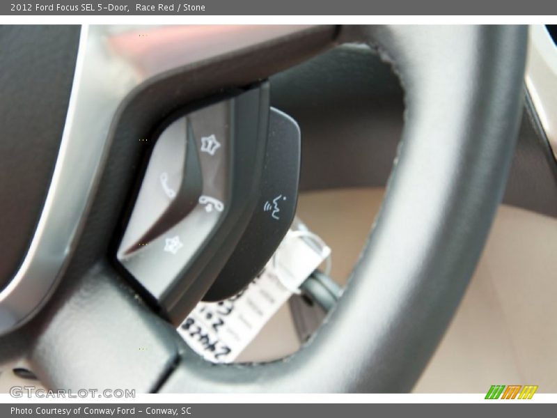 Race Red / Stone 2012 Ford Focus SEL 5-Door