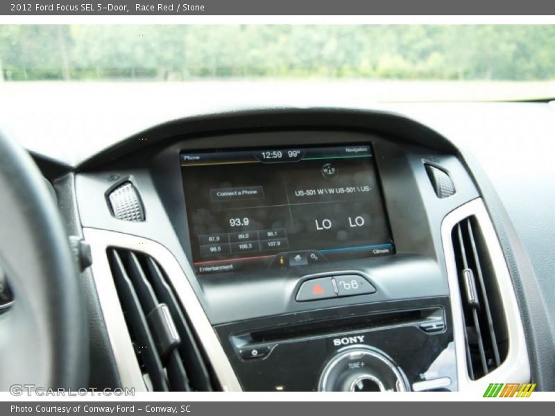 Race Red / Stone 2012 Ford Focus SEL 5-Door