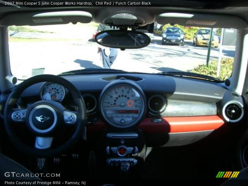 Chili Red / Punch Carbon Black 2007 Mini Cooper S John Cooper Works Hardtop
