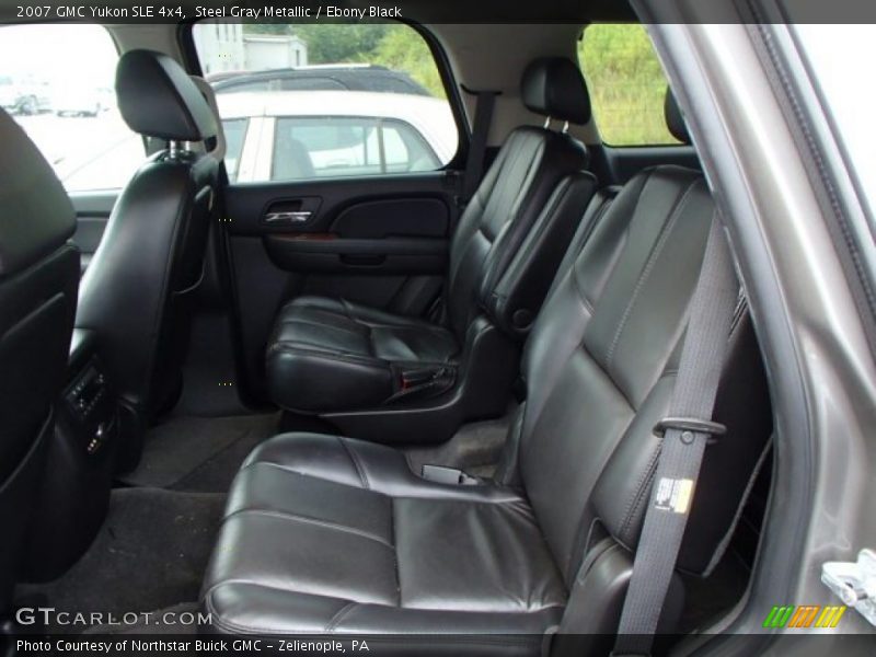 Steel Gray Metallic / Ebony Black 2007 GMC Yukon SLE 4x4