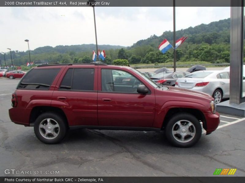 Red Jewel / Light Gray 2008 Chevrolet TrailBlazer LT 4x4