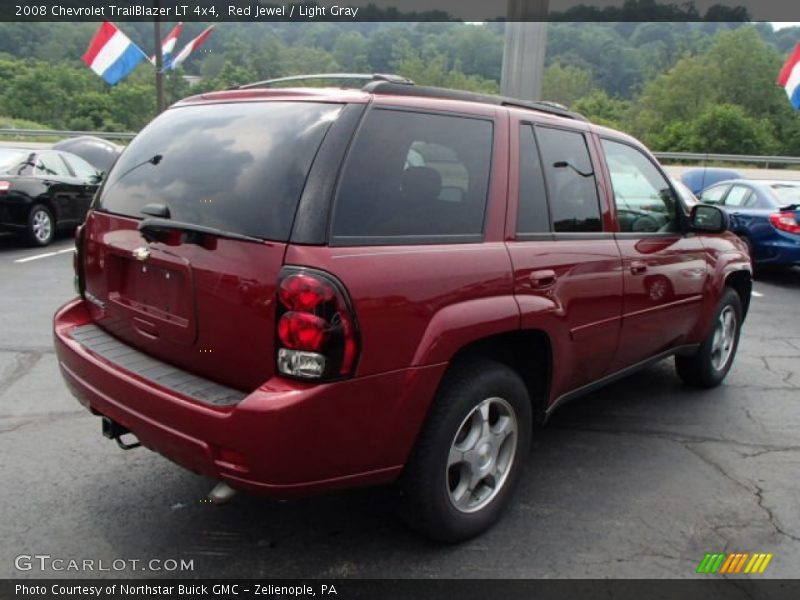 Red Jewel / Light Gray 2008 Chevrolet TrailBlazer LT 4x4