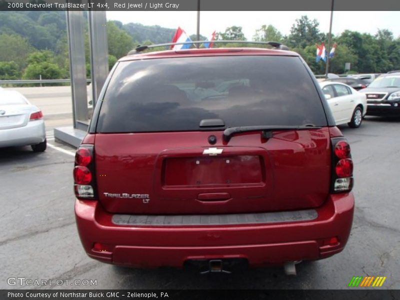 Red Jewel / Light Gray 2008 Chevrolet TrailBlazer LT 4x4