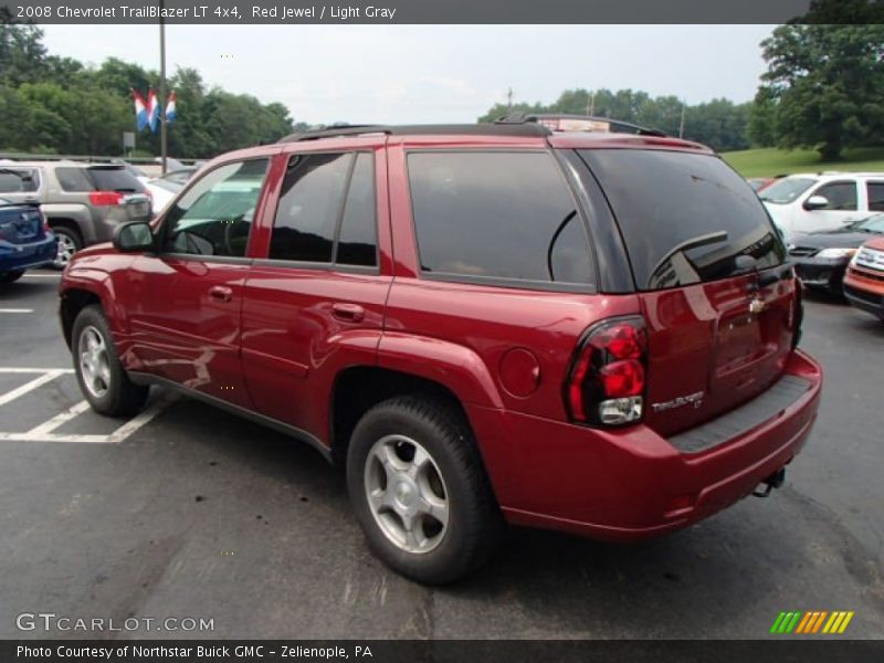 Red Jewel / Light Gray 2008 Chevrolet TrailBlazer LT 4x4