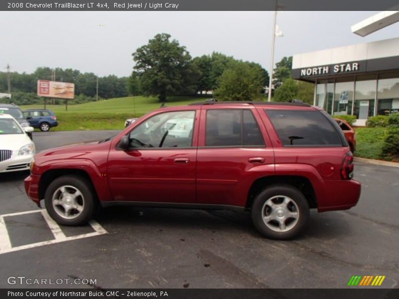 Red Jewel / Light Gray 2008 Chevrolet TrailBlazer LT 4x4