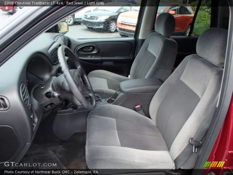 Red Jewel / Light Gray 2008 Chevrolet TrailBlazer LT 4x4