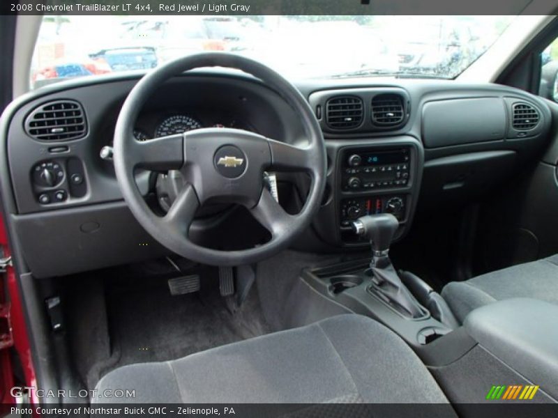 Red Jewel / Light Gray 2008 Chevrolet TrailBlazer LT 4x4