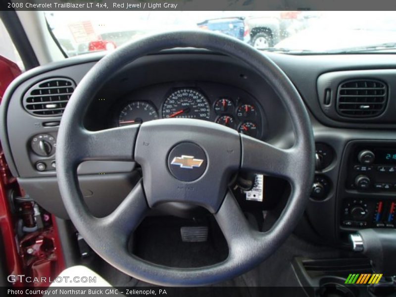Red Jewel / Light Gray 2008 Chevrolet TrailBlazer LT 4x4