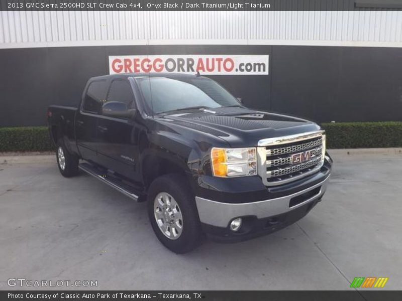 Onyx Black / Dark Titanium/Light Titanium 2013 GMC Sierra 2500HD SLT Crew Cab 4x4