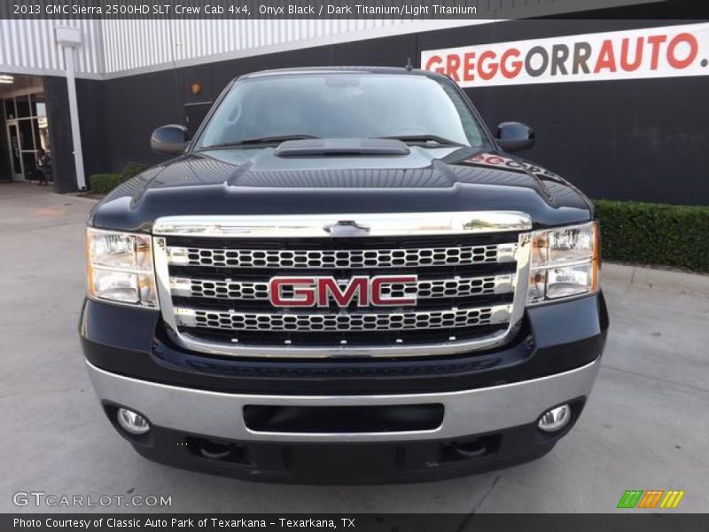 Onyx Black / Dark Titanium/Light Titanium 2013 GMC Sierra 2500HD SLT Crew Cab 4x4