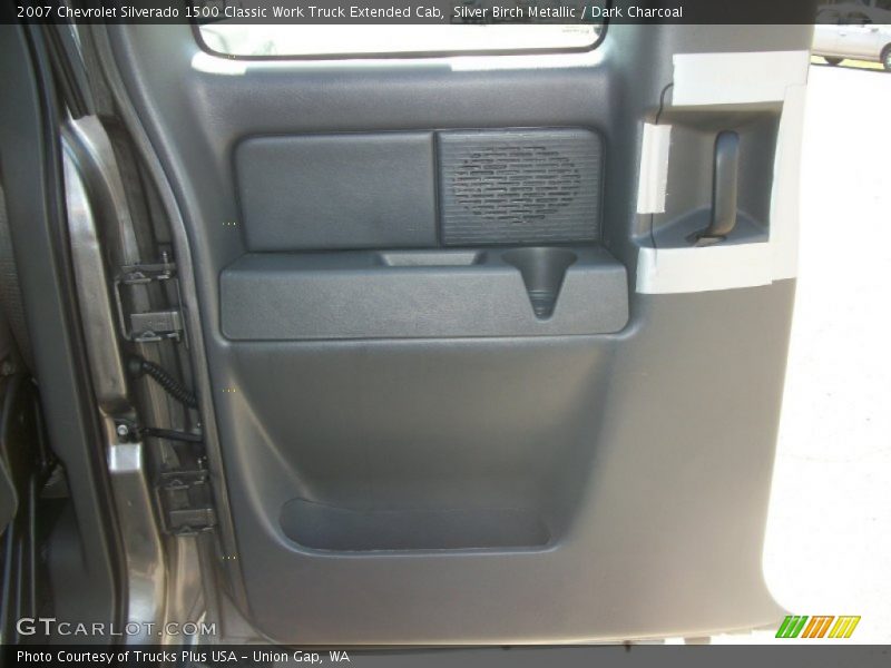 Silver Birch Metallic / Dark Charcoal 2007 Chevrolet Silverado 1500 Classic Work Truck Extended Cab