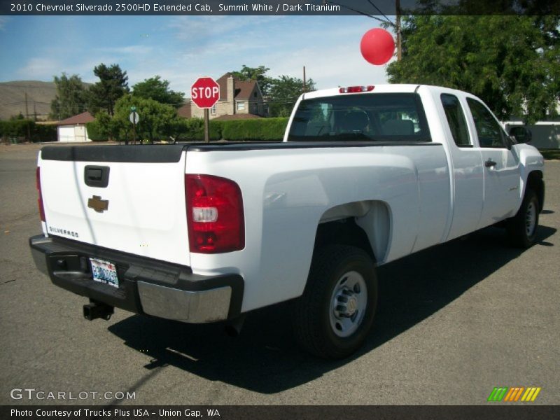 Summit White / Dark Titanium 2010 Chevrolet Silverado 2500HD Extended Cab