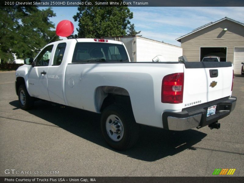 Summit White / Dark Titanium 2010 Chevrolet Silverado 2500HD Extended Cab
