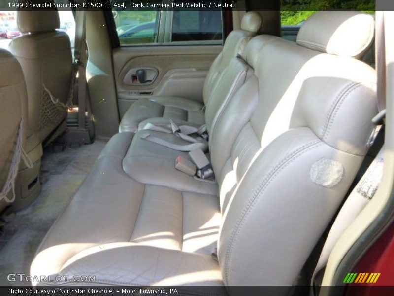 Dark Carmine Red Metallic / Neutral 1999 Chevrolet Suburban K1500 LT 4x4